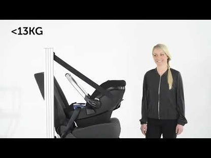 Hauck iPro Baby Car Seat-Rear Facing-With Side Impact Protection-For 0 to 9M (Upto 13Kg)-Lunar