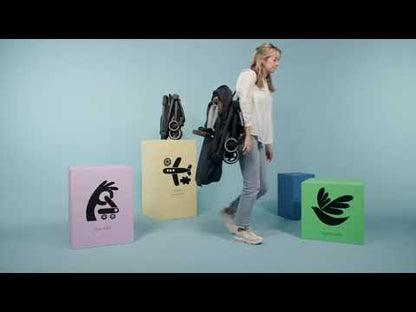 Joolz Aer+ Cabin Friendly Stroller & Carry Cot Travel System-With Bumper Bar & Travel Bag-Forest Green