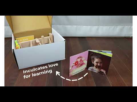 Curious Cub Montessori Box-11M+-Pack of 7 Montessori Toys-Encourages Baby’s Development-Learning & Educational Wooden Toys-Gift Set