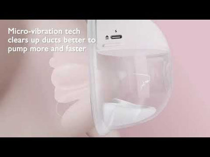 Momcozy All in One M5 Wearable Double Electric Breast Pump-Silicone-Flange Size-24mm-For painless pump-Portable-3 Modes & 9 Levels-1 Year Warranty-Cozy Red-Pack of 2