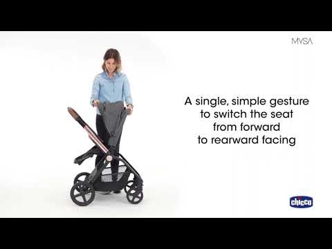 mysa stroller chicco Chicco Mysa Baby Stroller-Reversible Seat-3 Recline Positions-Pram for 0 to 4Y (Upto 22 Kg)-Black Satin-Extra 5% Off – duckduckbaby