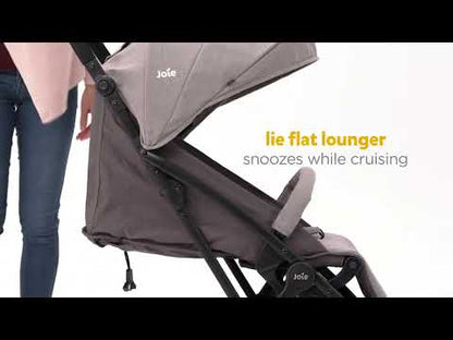 Joie Tourist Lightweight Baby Stroller-Flat Reclining Seat-One Hand Fold-Travel System Compatible-Includes Rain Cover, Travel Bag & Adapters-6 Months Warranty-For 0 to 3Y (Upto 15Kg)-Laurel