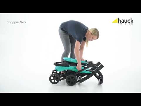 hauck shopper buggy Hauck Shopper Neo II Lightweight Baby Stroller-With Cup Holder & Tray-One Hand Fold-Pram for 0M+ (Upto 25Kg)-Grey-Extra 5% Off – duckduckbaby
