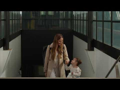 Britax Flylite Cabin Friendly Stroller-Extra Large Extendable Canopy-One Hand Fold-Flat Reclining Seat-Includes Carry Bag & Cup Holder-For 0 to 4Y (Upto 22Kg)-Teak