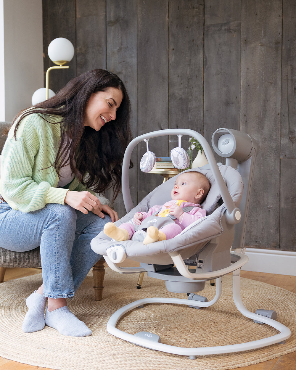 Joie Serina 2 in 1 Infant Swing & Rocker-Electric-3 Position