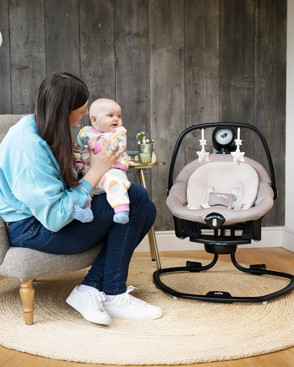 Joie Serina 2 in 1 Infant Swing & Rocker-Electric-3 Position