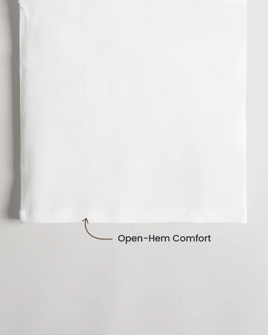 Twingle 100% Organic Cotton Vest-Round Neck-No Itchy Neck Tags-Sleeveless-Solid-White-Pack of 3-For Infants